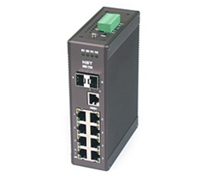 NST NHM-2208 산업용 L2 기가비트 스위치 8포트 + 2 SFP